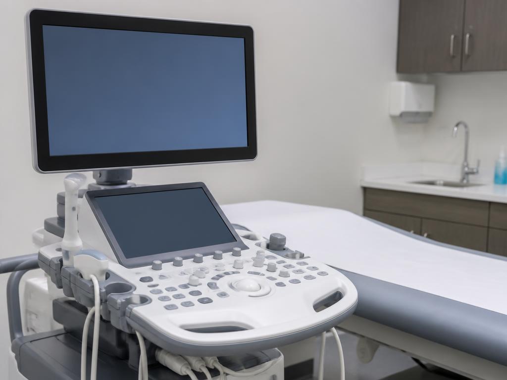Diagnostic ultrasound system in a clinic exam room